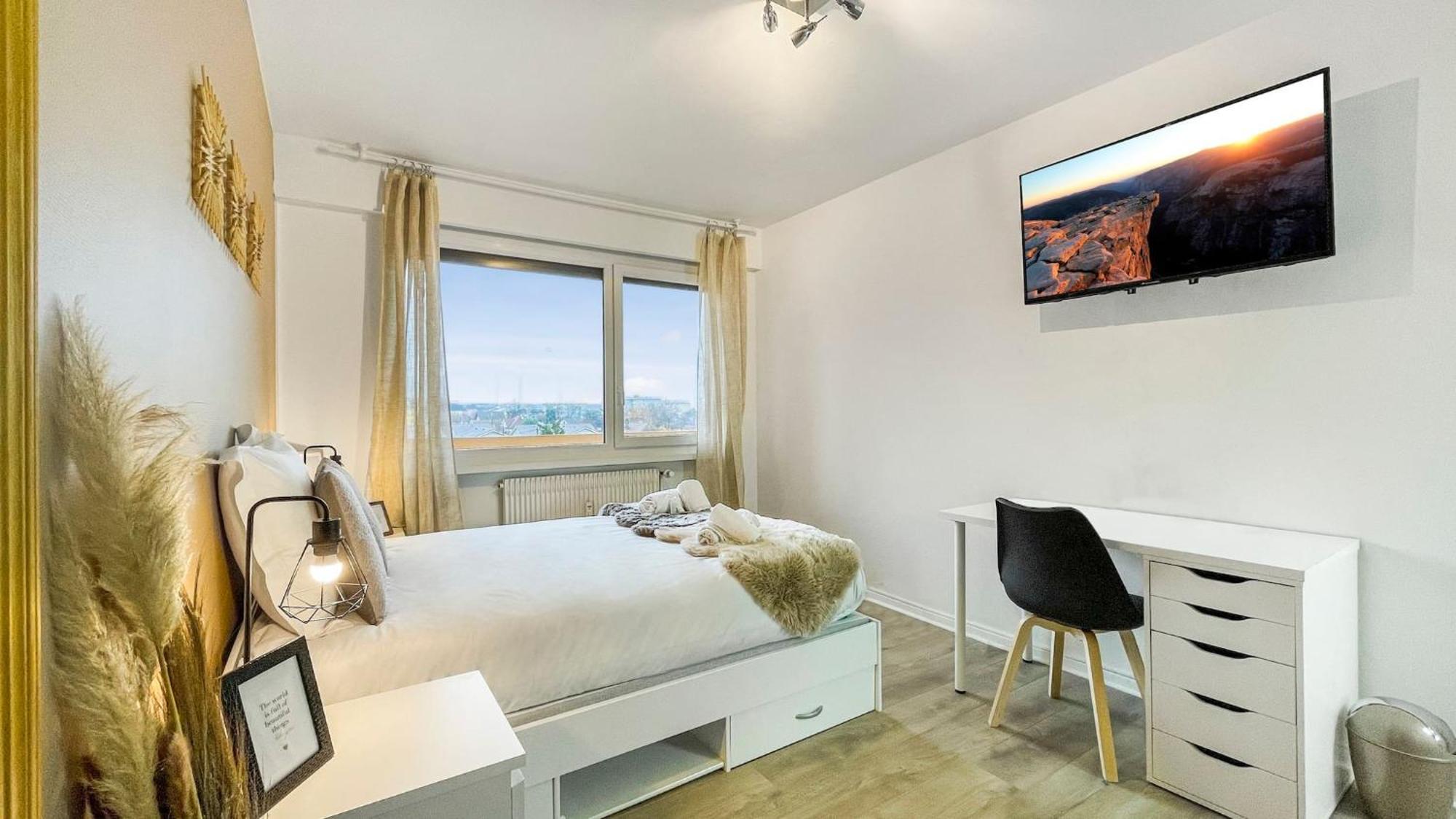 Homey La Coloc Mugi - Colocation Haut De Gamme - Chambres Privees - Balcon - Wifi Et Netflix - Proche Transports Commun アンヌマス エクステリア 写真