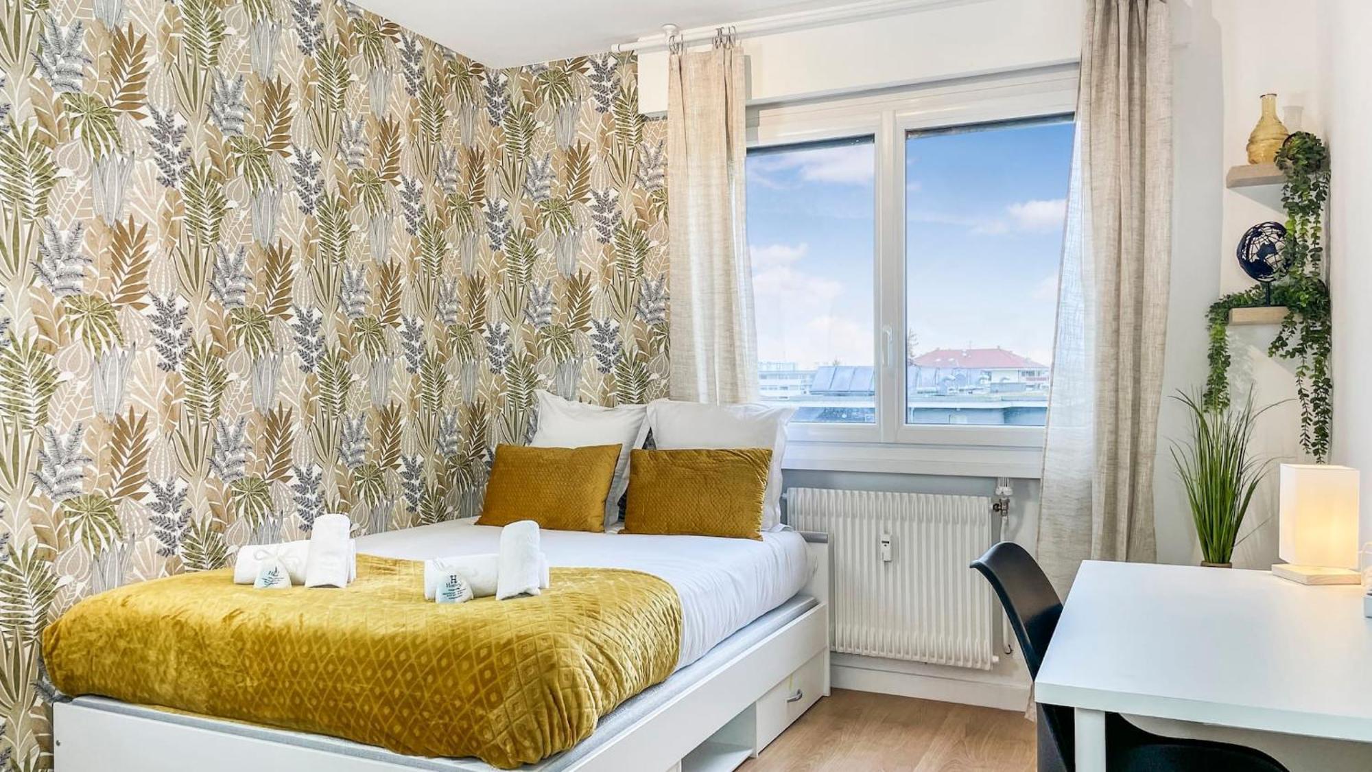 Homey La Coloc Mugi - Colocation Haut De Gamme - Chambres Privees - Balcon - Wifi Et Netflix - Proche Transports Commun アンヌマス エクステリア 写真